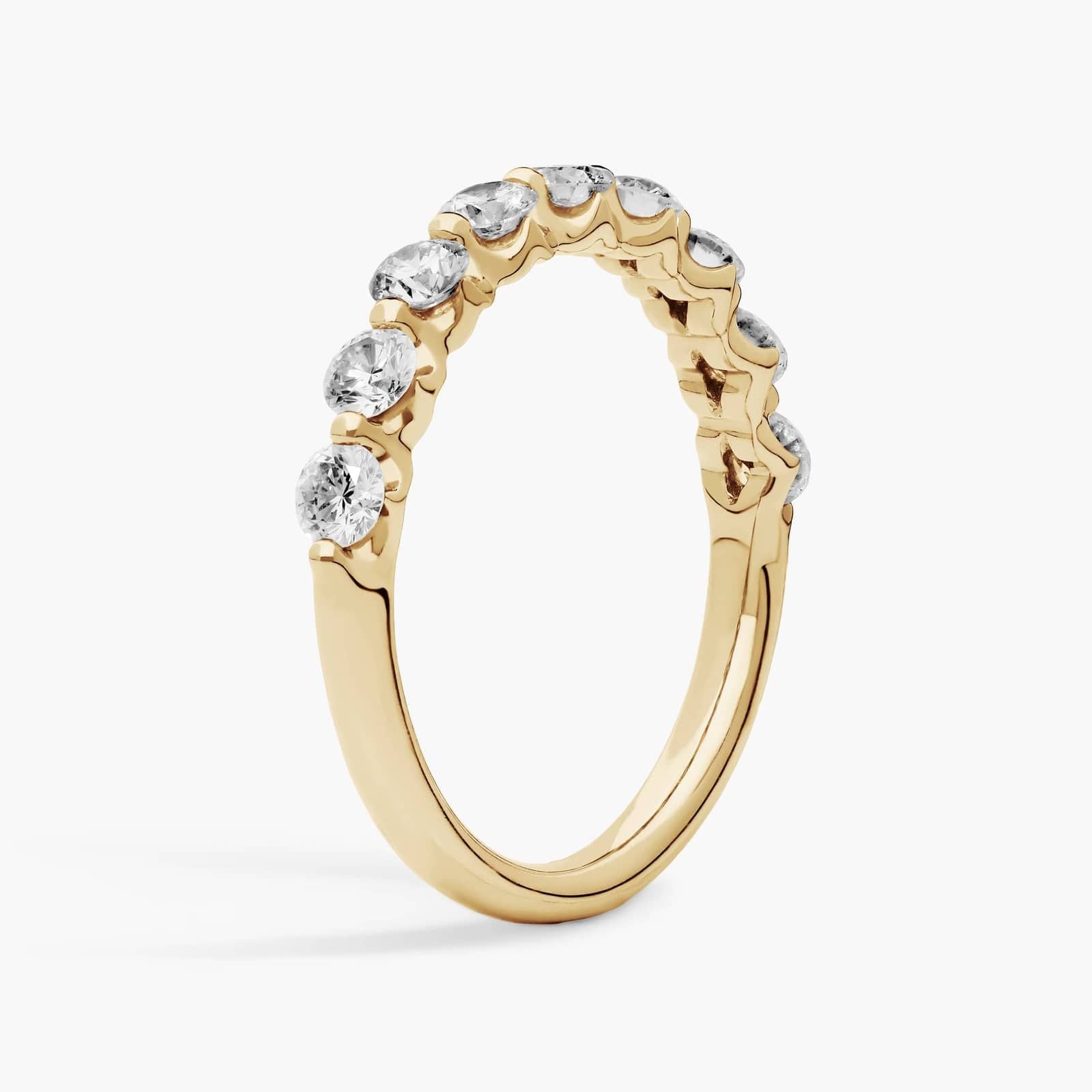 Floating Lab-Grown Diamond Wedding Ring