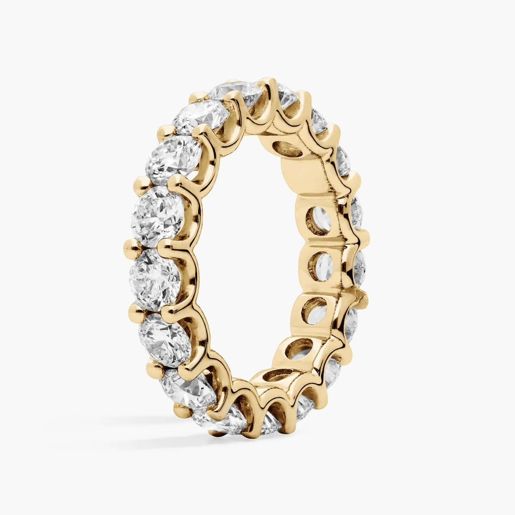Yellow Gold Luna Diamond Eternity Ring