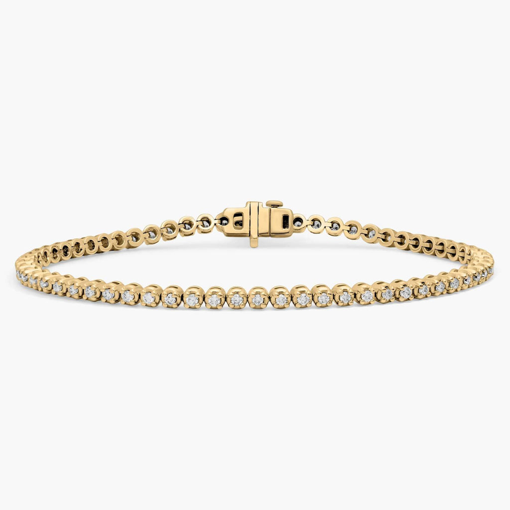 7 " Four Prong Lab-Grown Diamond Tennis Bracelet
