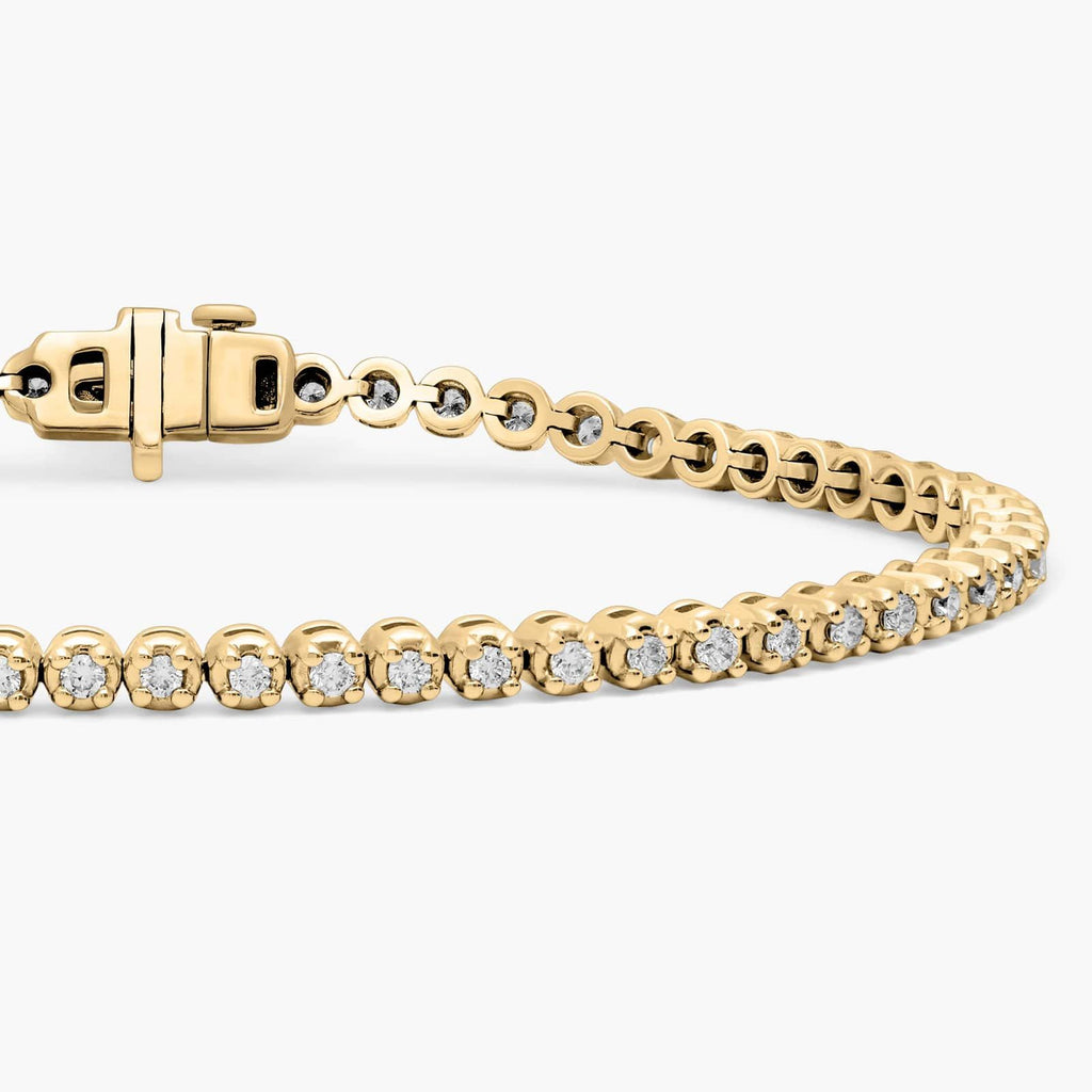 7 " Four Prong Lab-Grown Diamond Tennis Bracelet