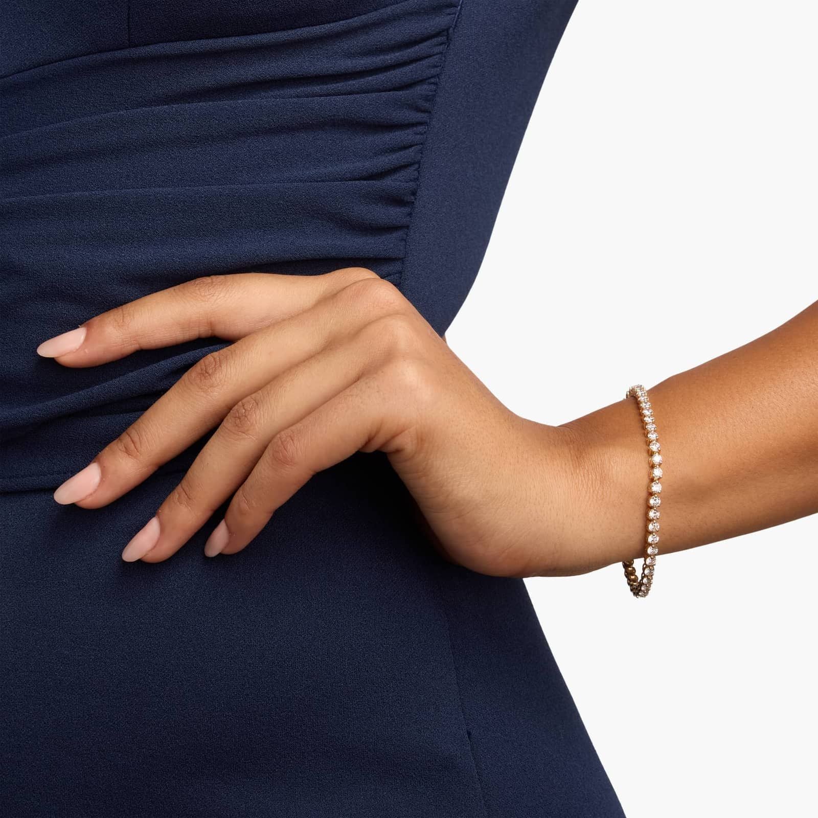 7 " Three Prong Lab Grown Diamond Tennis Bracelet