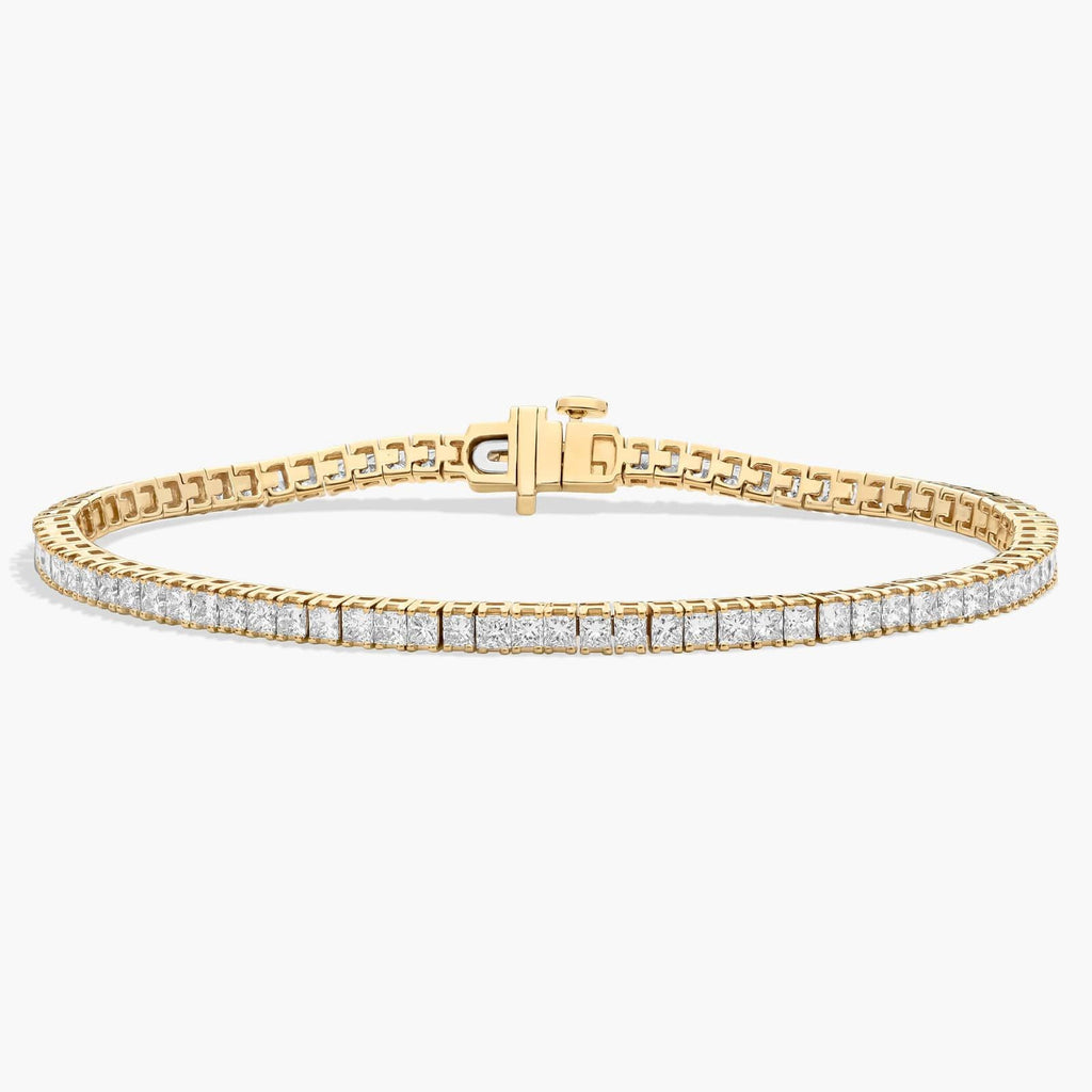 7 " Princess Cut Lab Grown Diamond Tennis Bracelet
