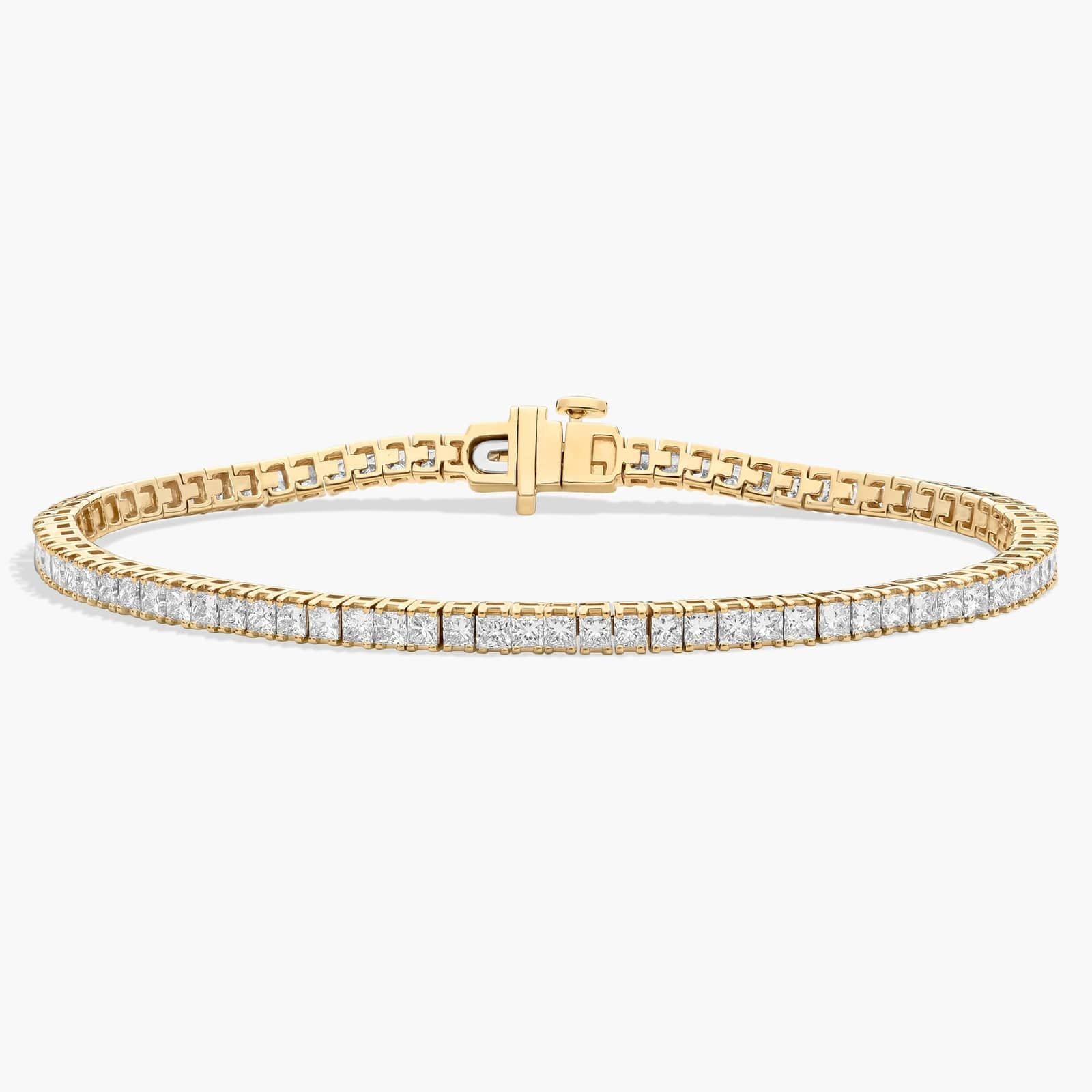 7 " Princess Cut Lab Grown Diamond Tennis Bracelet