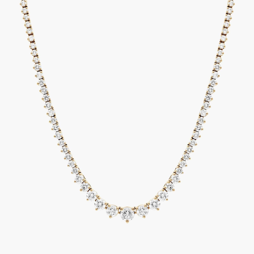 8 " Graduated Lab Grown Diamond Eternity Necklace