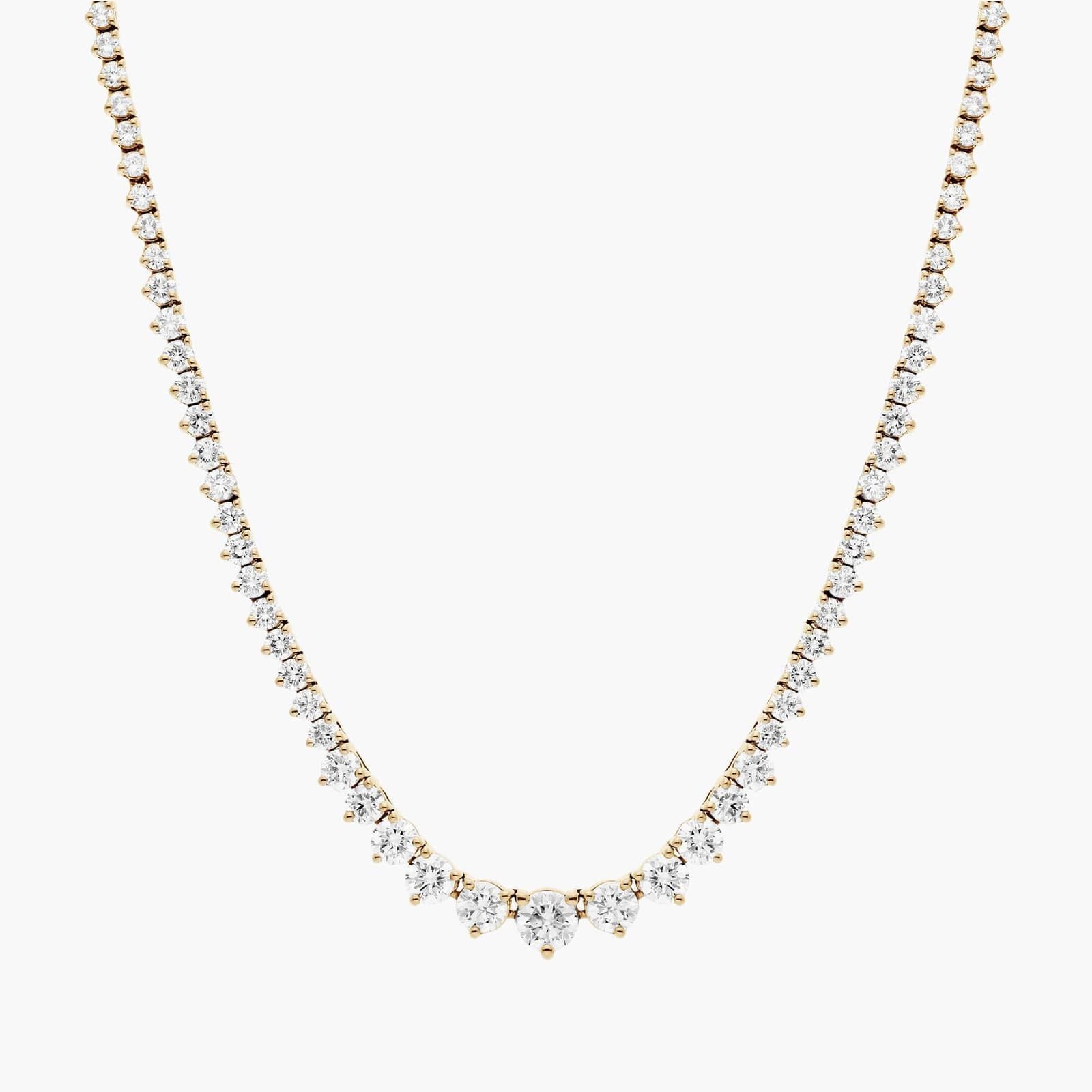 8 " Graduated Lab Grown Diamond Eternity Necklace