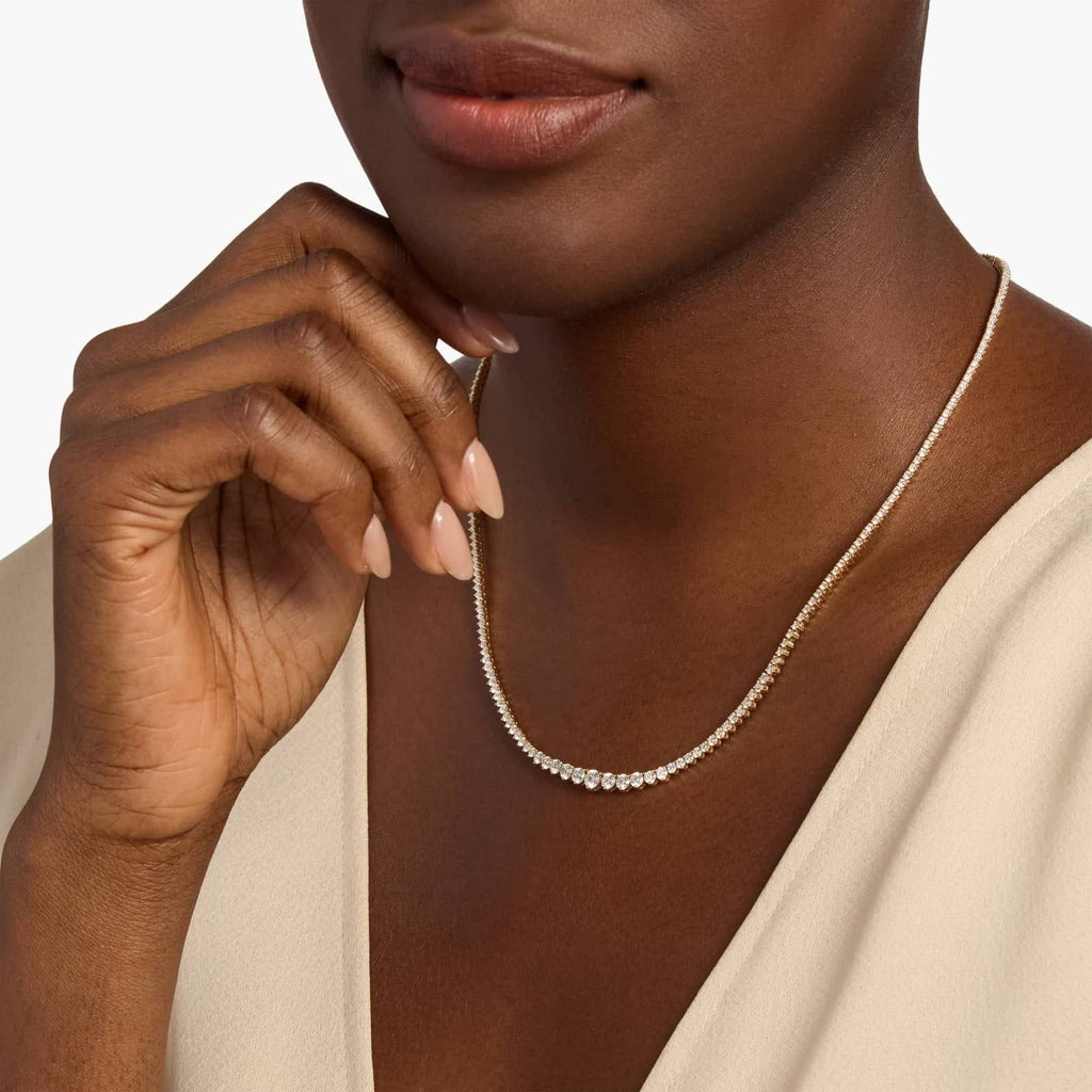 8 " Graduated Lab Grown Diamond Eternity Necklace