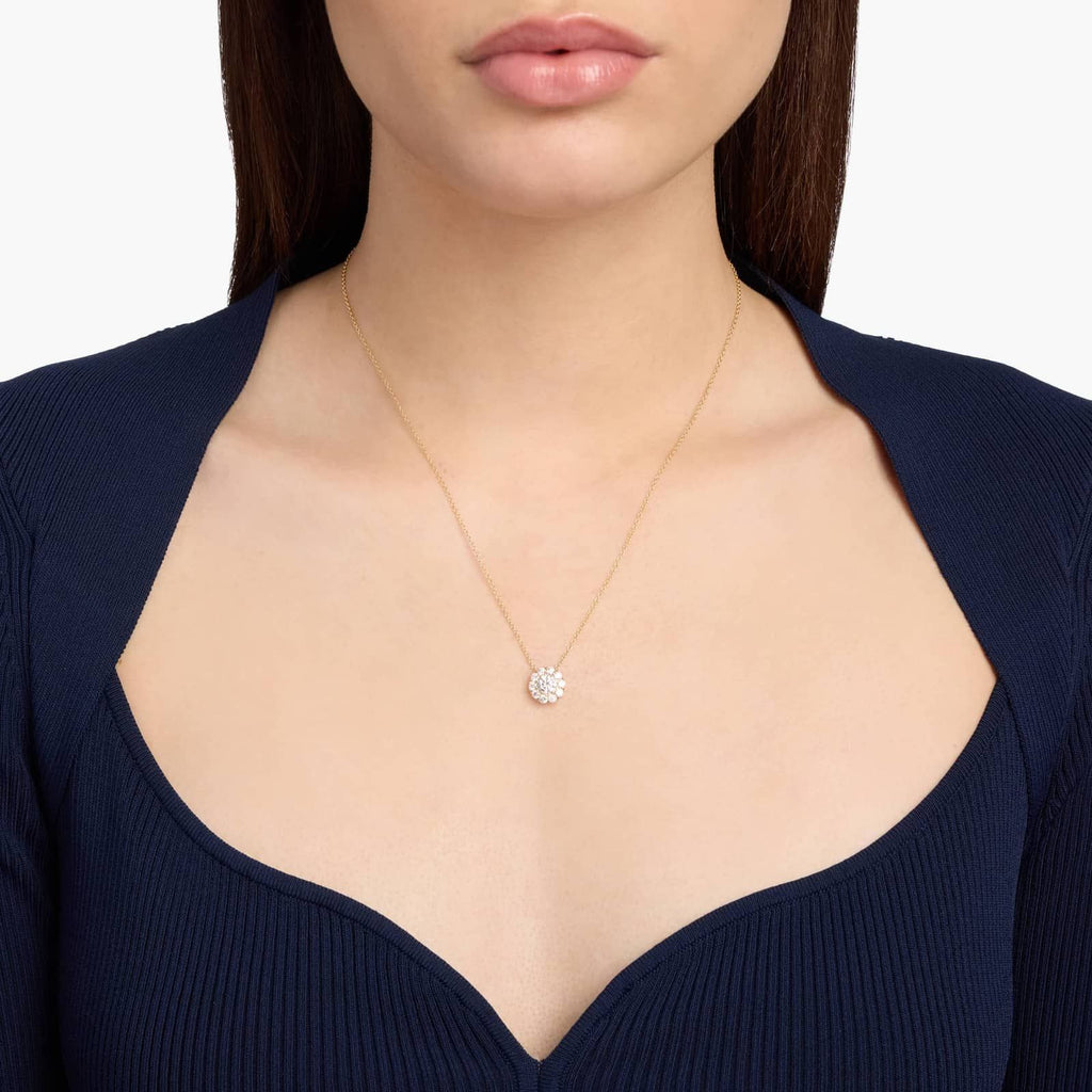 Halo Lab Grown Diamond Pendant