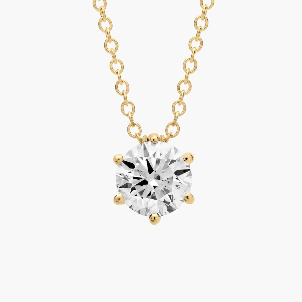 Wire Basket Lab-Grown Diamond Pendant