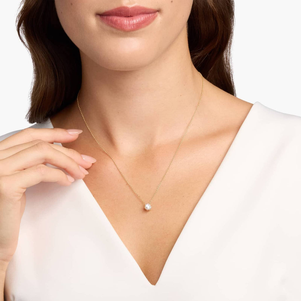 Wire Basket Lab-Grown Diamond Pendant